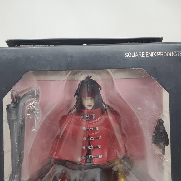 Final Fantasy VII Advent Children Play Arts Vincent Valentine Action Figure NEW - Picture 2 of 6